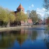 Mühlenteich mit Stadtmühle und Kirche