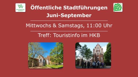 öffentliche Stadtführungen Jun-Sept 2025
