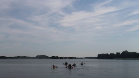 Paddeln auf dem Krakower See