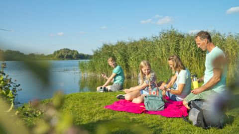 Picknick auf der Burgwallinsel