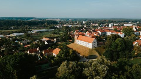 Blick auf Burganlage Wesenberg