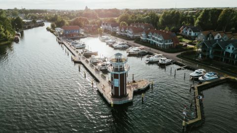 Plau am See_Blick von oben_Hafen