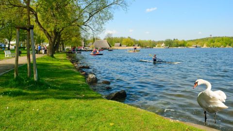 Seepromenade Krakow am See, Mecklenburgische Seenplatte