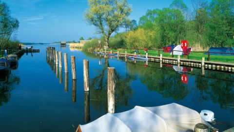 Wasserwanderrastplatz in Wesenberg, Mecklenburgische Seenplatte