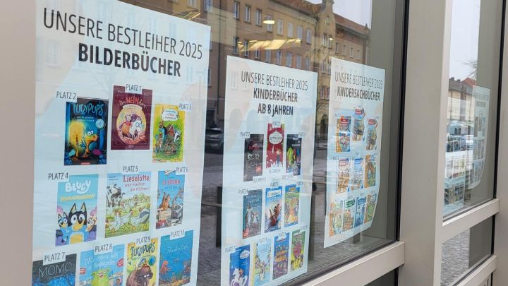 Fensterausstellung Bestleiher 2025 Bibl NB